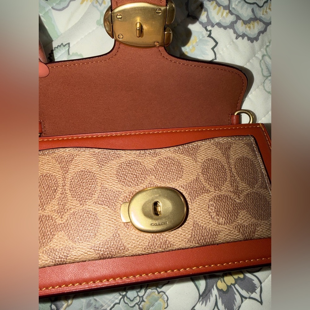 Coach Tabby Wristlet in Signature Canvas - Picture 6 of 12